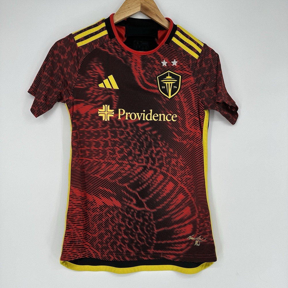 Adidas Men's Seattle Sounders Bruce Lee Version Soccer Jersey Small Football